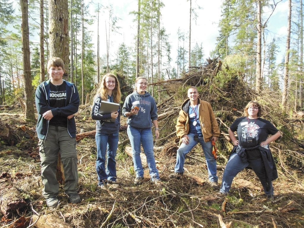 Students from all across Washington competed in the eighth annual event at the Grays Harbor College forest located at the Satsop Business Park