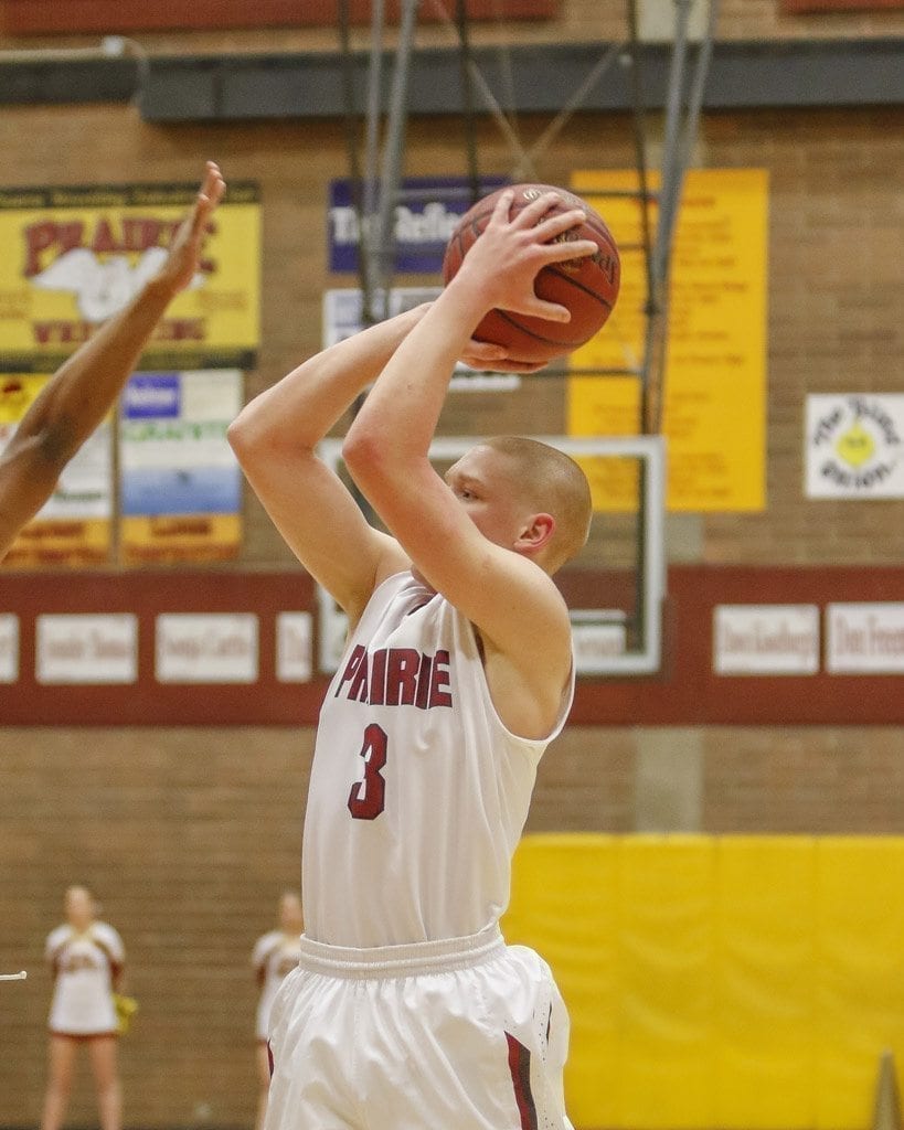 Prairie improved its season record to 9-1 and its Greater St. Helens League mark to 2-0 with a lopsided 73-29 victory over Hudson’s Bay Thursday night in a game played at Prairie High School