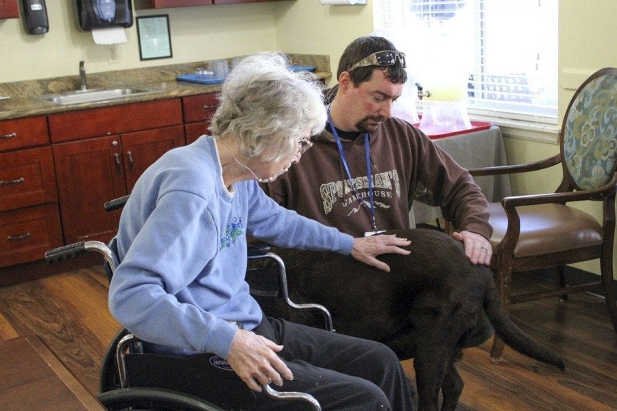 Cats and dogs offer pet therapy for area residents