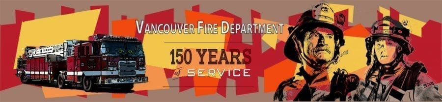 To commemorate the Vancouver Fire Department’s 150 years of service to the community, a mural by local artist Guy Drennan will be painted on the North wall of the Walgreen's Pharmacy building, located at 2515 Main Street, this spring. Photo courtesy of city of Vancouver