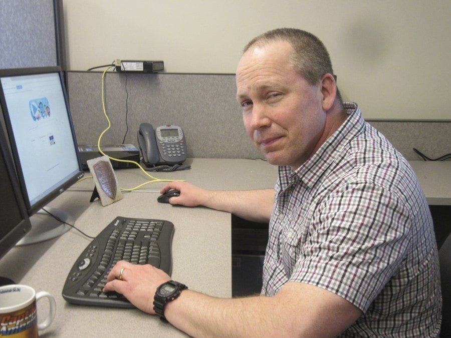 Vancouver Police Detective Rob Givens has been with the Vancouver Police Department since 2003, and with the Digital Evidence Cybercrime Unit DECU) since 2014. Photo courtesy of Carolyn Schultz-Rathbun