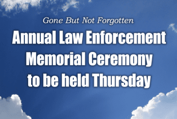 Annual Law Enforcement Ceremony to be held Thursday