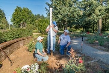 Vancouver Sunrise Rotary members contribute to Peace Pole Project