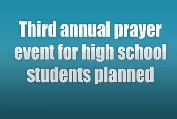 Third annual prayer event for high school students planned