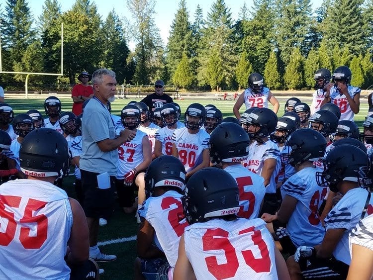 Camas will play at Doc Harris Stadium for the first time this season in Week 3. The Papermakers will play host to Davis of Yakima. Photo by Paul Valencia