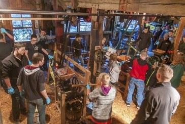 Area residents flock to Cedar Creek Grist Mill for annual apple cider pressing event