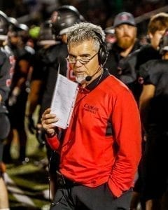 After his team’s season-ending loss to Central Valley in Spokane Friday, Camas coach Jon Eagle was able to focus on the recent success and bright future of the Papermakers’ program. Photo by Mike Schultz