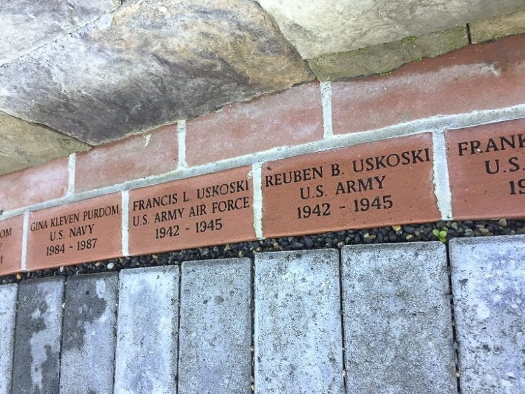 Area residents have the opportunity to honor and recognize a U.S. Veteran, living or deceased, with an engraved brick to be installed at the Battle Ground Veterans Memorial. Photo courtesy of city of Battle Ground
