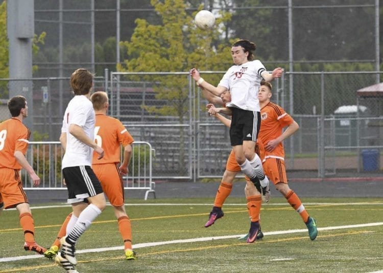 Camas soccer standout Dominic Fewel is going to the Pac-12. He signed with Oregon State. Photo courtesy of Kris Cavin