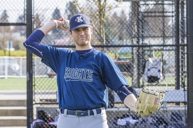 Damon Casetta-Stubbs, a senior at King’s Way Christian, has signed with Seattle University. He also have his name called come draft time in June. Photo by Mike Schultz