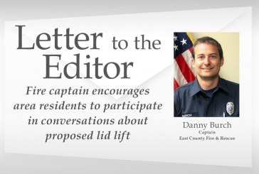Fire captain encourages area residents to participate in conversations about proposed lid lift