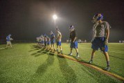 Ridgefield football uses midnight magic to open season