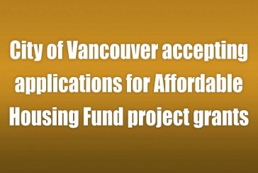 City of Vancouver accepting applications for Affordable Housing Fund project grants
