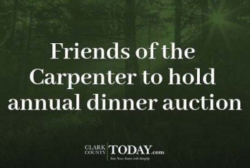 Friends of the Carpenter to hold annual dinner auction