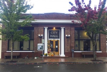 Ridgefield City Hall, Ridgefield State Bank, listed on County Heritage Register