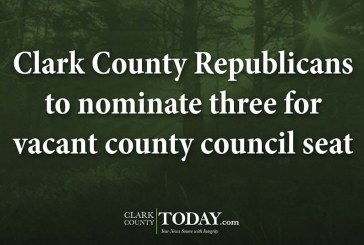 Clark County Republicans to nominate three for vacant county council seat