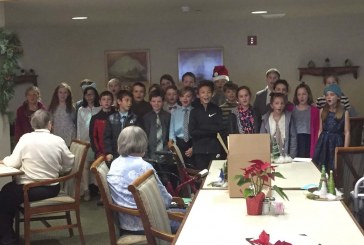 South Ridge Elementary students visit senior living center