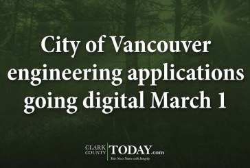 City of Vancouver engineering applications going digital March 1
