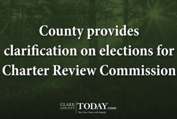 County provides clarification on elections for Charter Review Commission