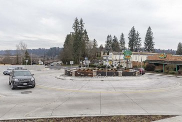 The 4th Street and Pacific Highway Roundabout in La Center completed