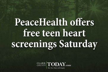 PeaceHealth offers free teen heart screenings Saturday