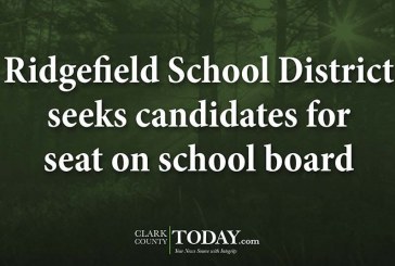Ridgefield School District seeks candidates for seat on school board