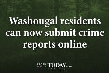 Washougal residents can now submit crime reports online