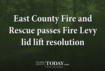 East County Fire and Rescue passes Fire Levy lid lift resolution