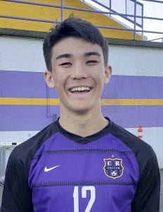 Alex Ashmore is “Mr. Dependable” for the Columbia River boys soccer team, according to coach Filly Afenegus. Photo by Paul Valencia