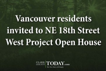 Vancouver residents invited to NE 18th Street West Project Open House