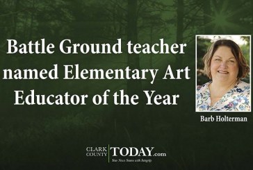 Battle Ground teacher named Elementary Art Educator of the Year