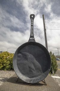 The famous giant frying pan of Long Beach. Photo by Mike Schultz