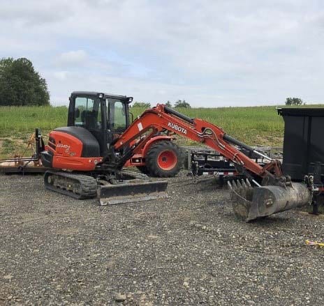 In the mid-afternoon of Sun., June 23, a Kubota Excavator valued at $65,000 was stolen from a construction site just south of the Cedars Golf Course clubhouse located at NE 152nd Ave and NE 181st St.