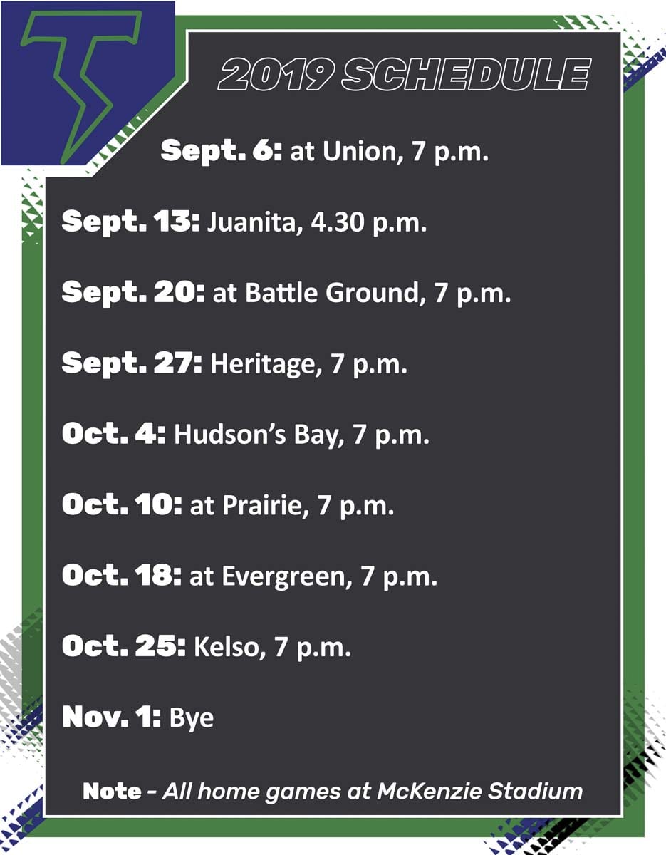 Mountain View Thunder Football Schedule 2019