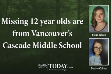 Missing 12 year olds from Vancouver’s Cascade Middle School found safe