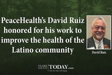 PeaceHealth’s David Ruiz honored for his work to improve the health of the Latino community