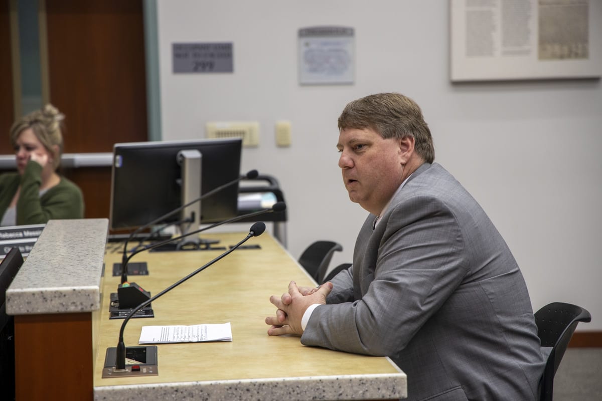 Clark County Assessor Peter Van Nortwick secured one of two requested positions to help with changes to the Senior Citizen Property Tax Exemption program. Photo by Chris Brown