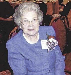 The late Margaret Colf Hepola (shown here) and her sons, Bob and Dick Colf, purchased Summit Grove Lodge in 2009. The Colf family maintains an event and restaurant business at the site, and continues to preserve the history and memory of the prominent local and national figures associated with Summit Grove. Photo courtesy of North Clark Historical museum
