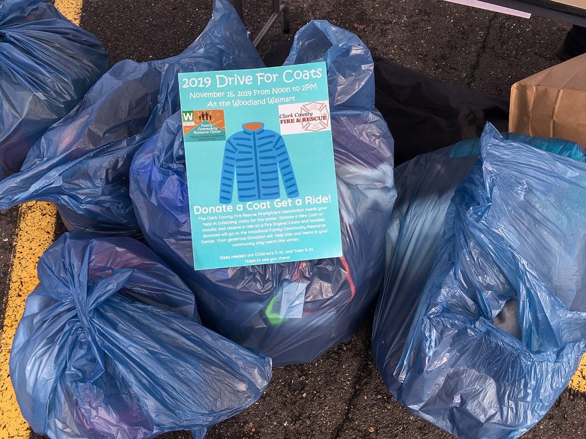 The Woodland Public Schools’ Family Community Resource Center would like to share a very grateful “thank you’’ to all those who participated in the 2019 Drive for Coats in partnership with Clark County Fire & Rescue.