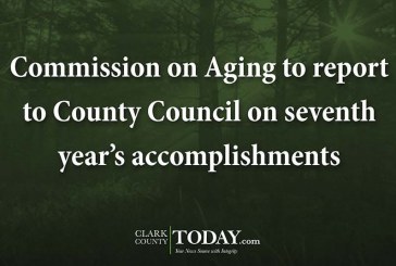 Commission on Aging to report to County Council on seventh year’s accomplishments