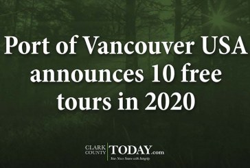 Port of Vancouver USA announces 10 free tours in 2020