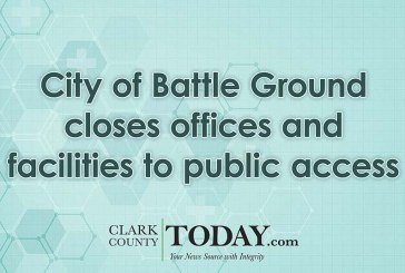 City of Battle Ground closes offices and facilities to public access