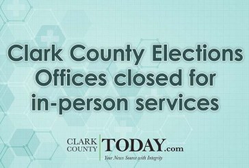 Clark County Elections Offices closed for in-person services