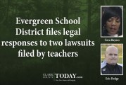 Evergreen School District files legal responses to two lawsuits filed by teachers
