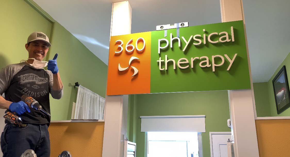The new entryway to 360 Physical Therapy within CrossFit Fort Vancouver can be seen here. Photo courtesy of 360 Physical Therapy