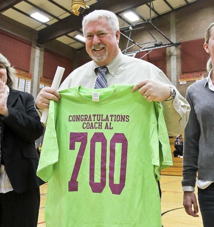 Al Aldridge won more than 700 games coaching the Prairie girls basketball program, including six state championships. Photo by Mike Schultz