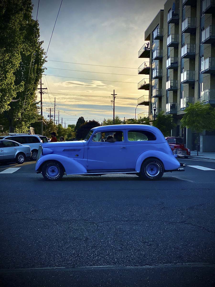 Hundreds of cars descended on downtown Vancouver last Friday for an impromptu cruise. The event sparked some backlash from city leaders this week. Photo courtesy Tasha Lockhart