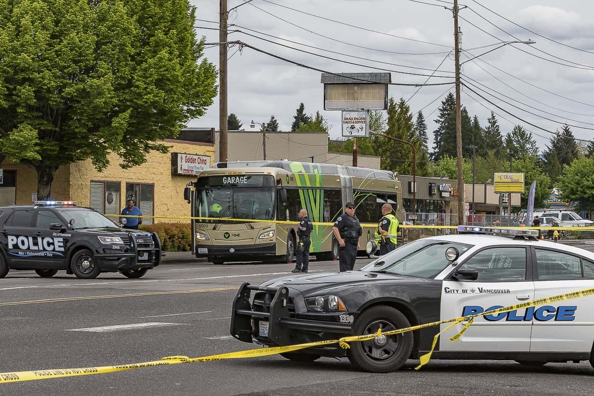 A 50-year-old Vancouver man died in an officer-involved shooting in the area of NE Stapleton Rd. and E. Fourth Plain Blvd. on April 28. The three Vancouver Police Department officers were identified Monday. Photo by Mike Schultz
