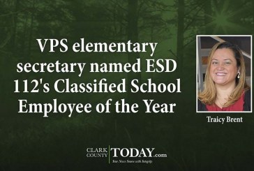 VPS elementary secretary named ESD 112's Classified School Employee of the Year