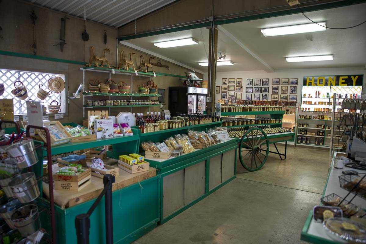 The farm store sells local produce and goodies created on the farm. Photo by Jacob Granneman